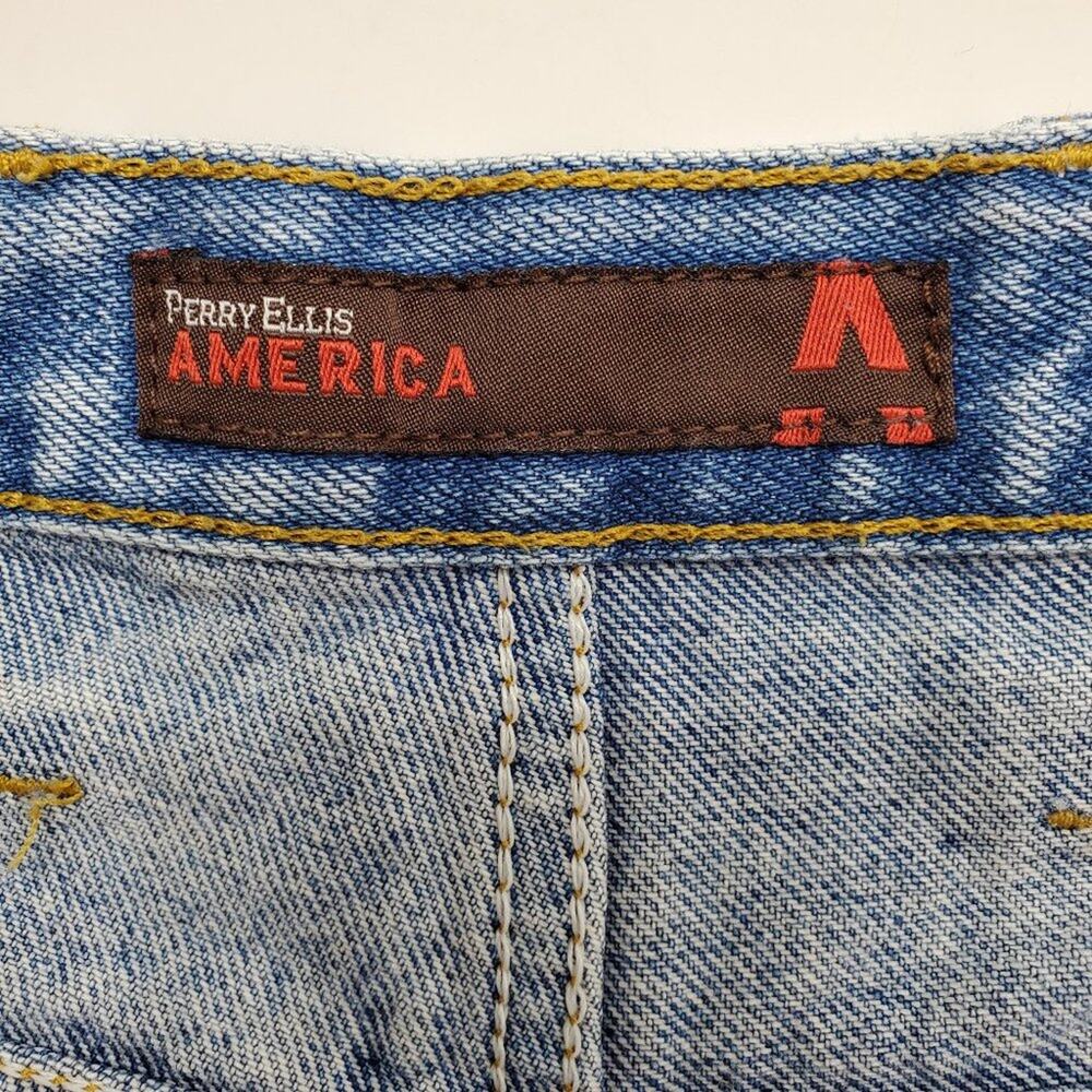 Perry Ellis Custom Distressed High Rise Cutoffs - Picture 9 of 11